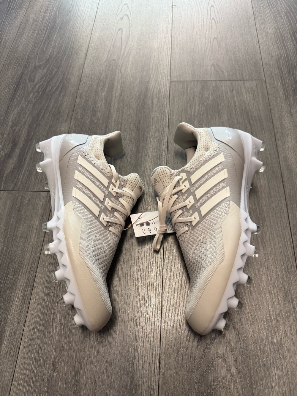 Adidas Ultraboost Football Cleats Grey White Granite JP7409 Men’s New
